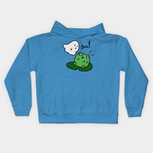 Frog and Ghost Boo Kids Hoodie